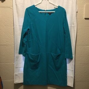 J. Crew blueish/teal tunic dress